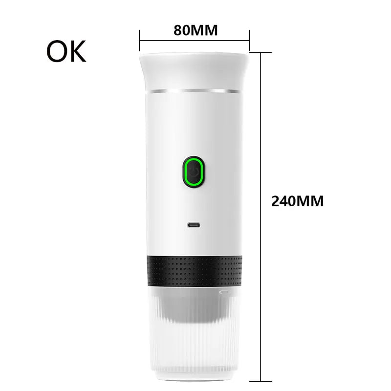 Portable Capsule Coffee Machine, Ltalian Style Concentrated Electric Small Wireless Heating Pump Pressure Coffee Machine