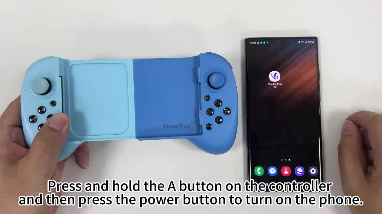 Rechargeable Lithium-Polymer Wireless Gamepad Controller - 36V Telescopic Joystick for iPhone, Android, Steam Mobile Phones and PC - Wireless Charging, Long-Lasting Battery Life