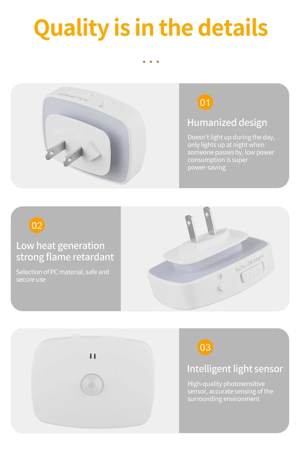 Motion Sensor Led Night Light EU US Plug Infrared Smart Sensor Wall Lamp Bedroom Toilet Hallway Kitchen Kid Nightlight 220V 110V