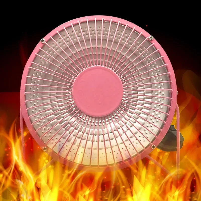 سخانات شمسية كهربائية محمولة بقوة 220 فولت 200/400 واط سخان مساحة صغير بأنبوب كوارتز للتدفئة في الشتاء، سطح مكتب دافئ مقاس 6/8 بوصة