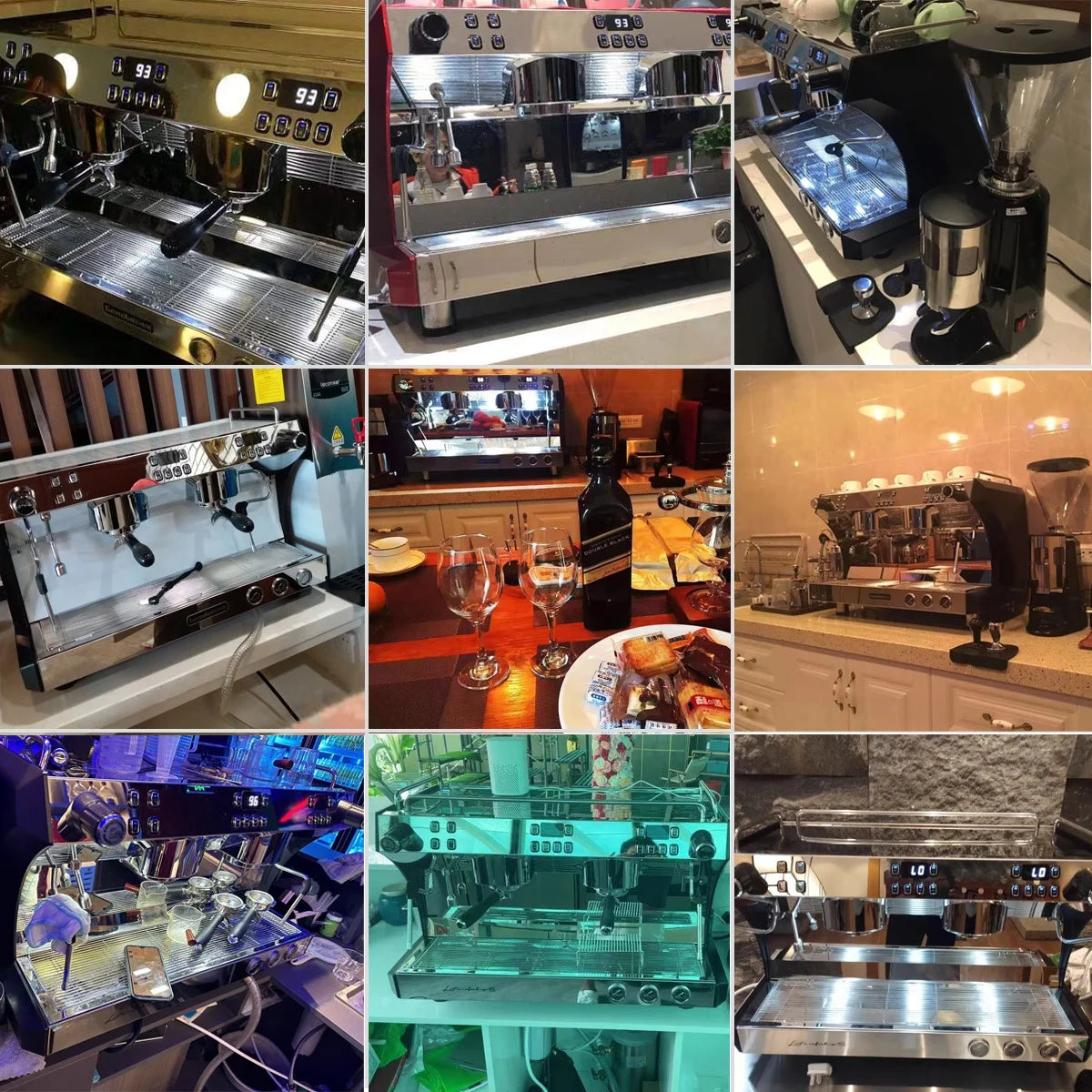 ST High Quality Profesional Italian Kaffeemaschine Semi Two Group Automatic Coffee Maker Espresso Machines