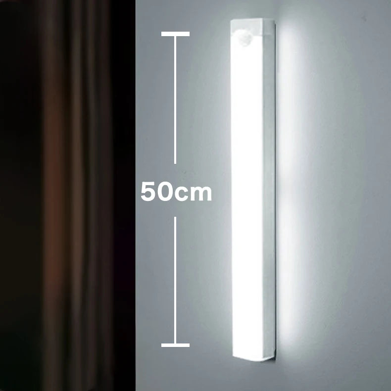 Motion Sensor Light Night LED Lamp USB Battery Wall For Home House Room Bedroom Kitchen Wireless Decor Indoor Bathroom