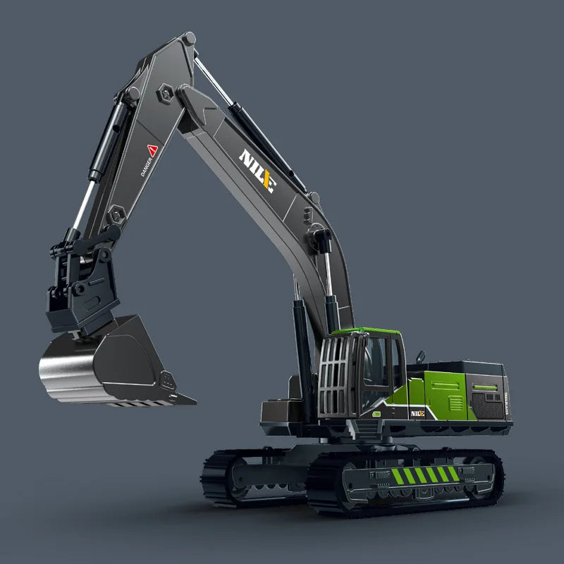 1/50 Diecast Engineering Vehicle Excavator Bulldozer Car Model Simulation Alloy Head Dumper Truck Crane Tanker Toys for Kids Boy