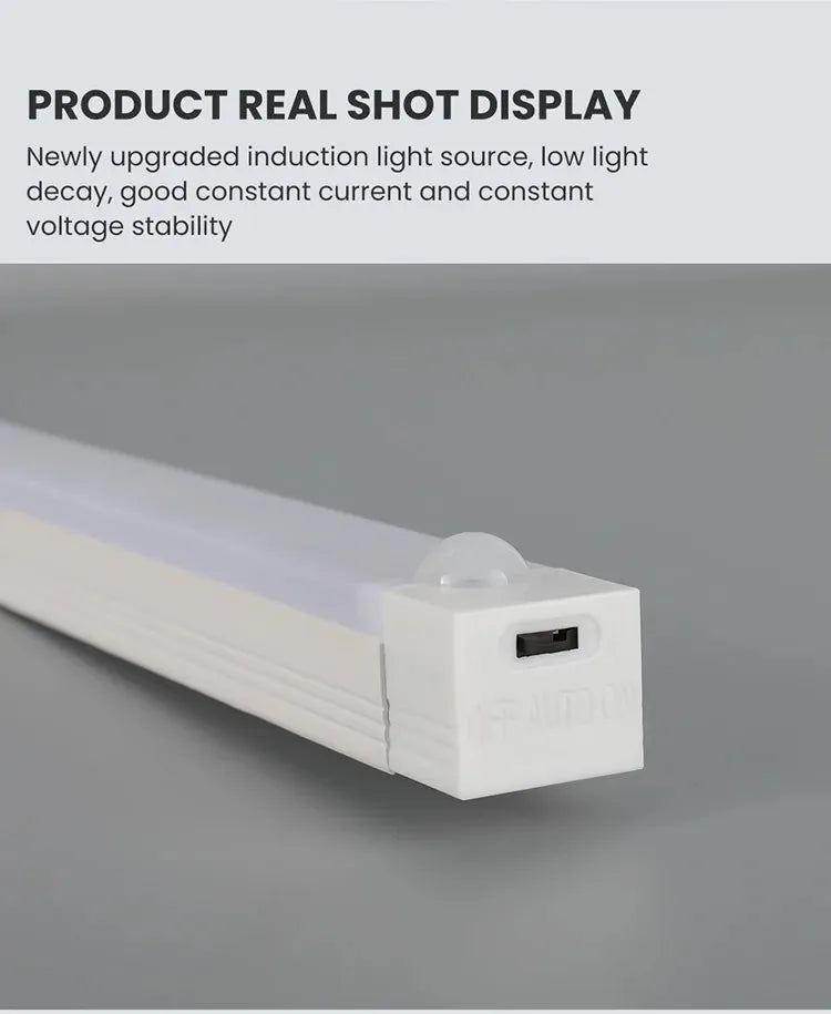 Motion Sensor Lamp Night Light Wireless LED USB Type C Rechargeable Lamp for Kitchen Cabinet Bedroom Wardrobe Staircase Lighting