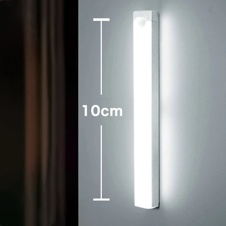 Motion Sensor Light Night LED Lamp USB Battery Wall For Home House Room Bedroom Kitchen Wireless Decor Indoor Bathroom