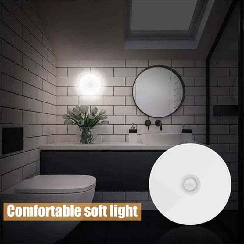 Motion Sensor LED Night Light USB Rechargeable Night Lamp For Kitchen Cabinet Wardrobe Lamp Staircase Wireless Closet Light