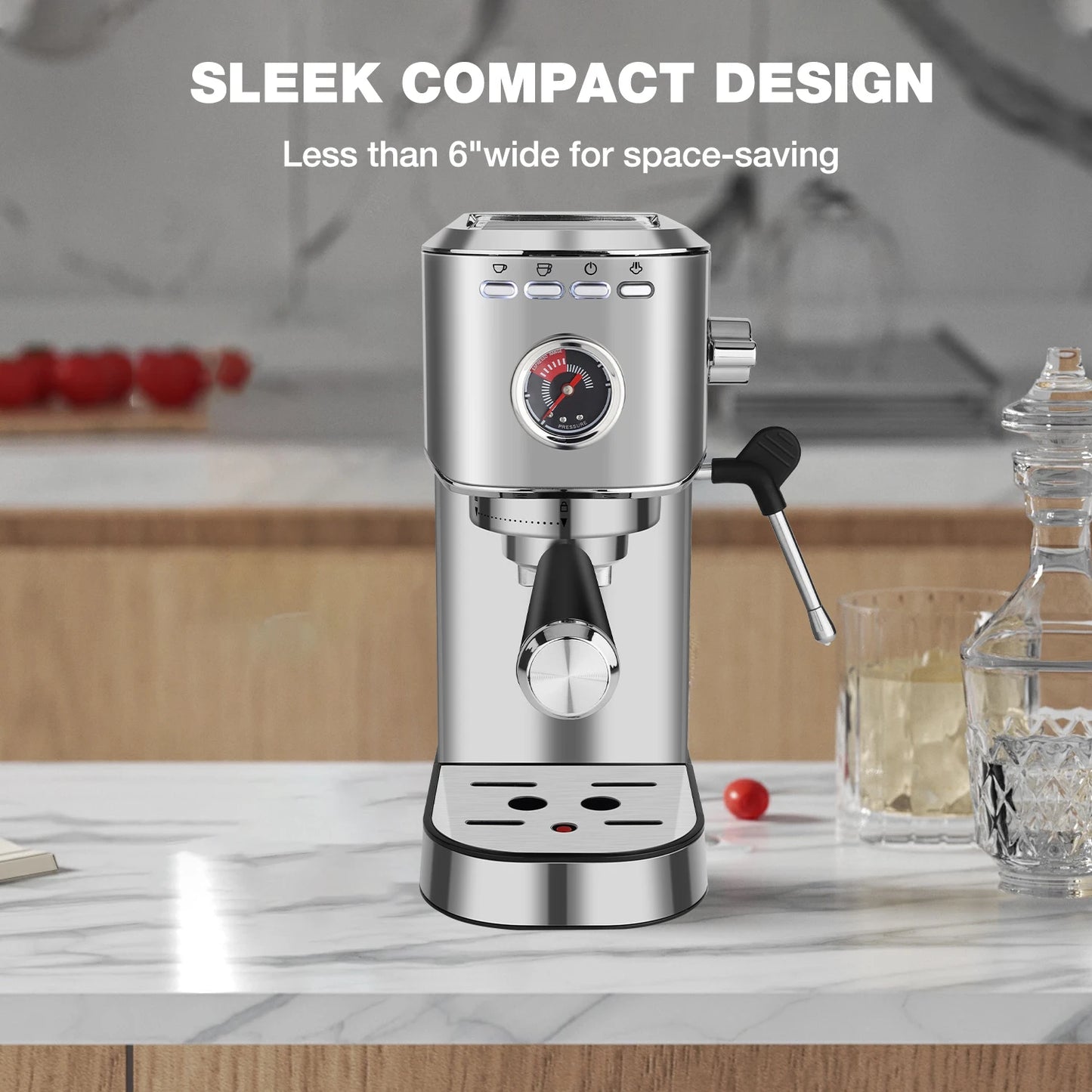 ماكينة إسبريسو دويومي ٢٠ بار، ماكينة إسبريسو احترافية مع خفاقة حليب، ماكينات إسبريسو تجارية وماكينات قهوة