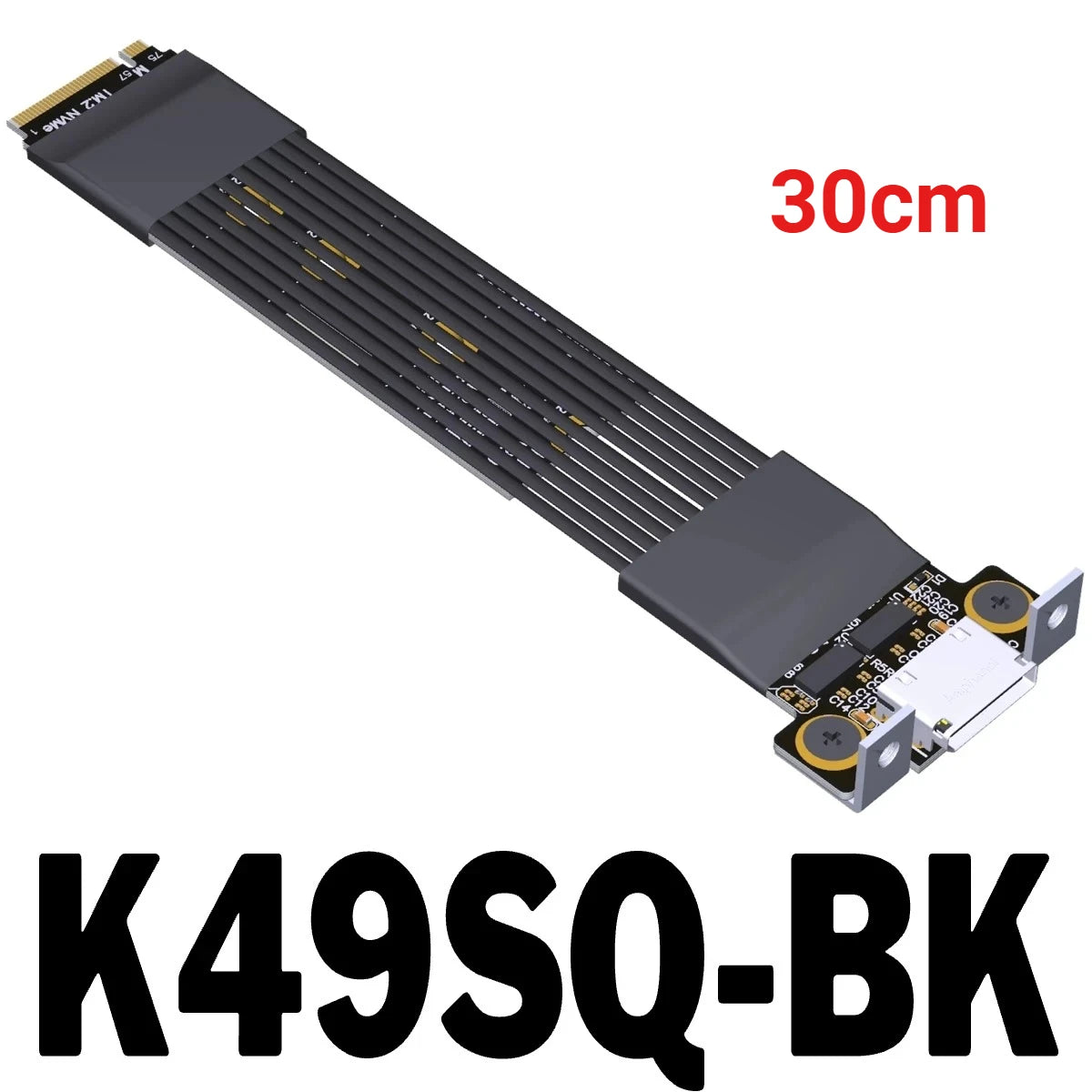 ADT New K9G OCuLink to PCI Express X16 Graphics Card GPU Dock PCIe 5.0 X4 128Gbps EGPU ATX Power Bracket M.2 SFF-8612 & SFF-8611