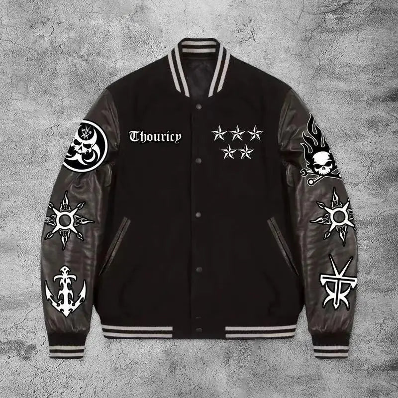 2026 Temu Men's Clothing Daily Work Sport Animal Pattern Slim Fit Double Button Velvet Rabbit Fur Lined Coat for All Seasons