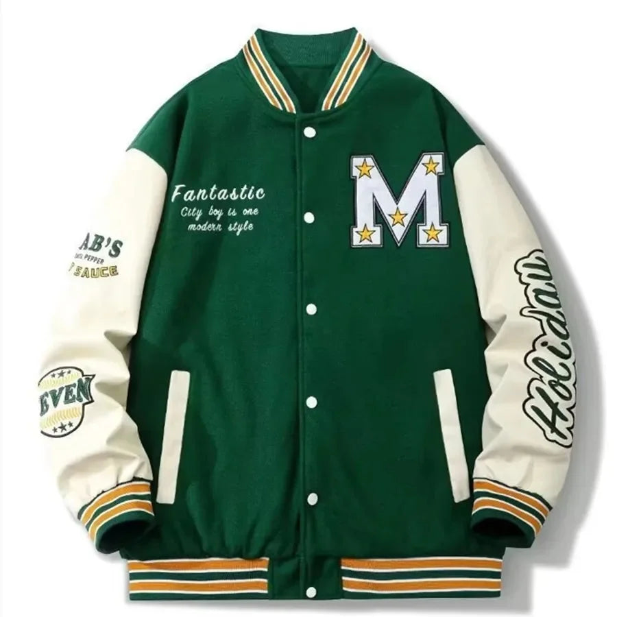 Couples Baseball Jacket Outerwear Men's Casual Style Spring Autumn Winter New Trendy Loose Fit Chinese Brand Male Topwear