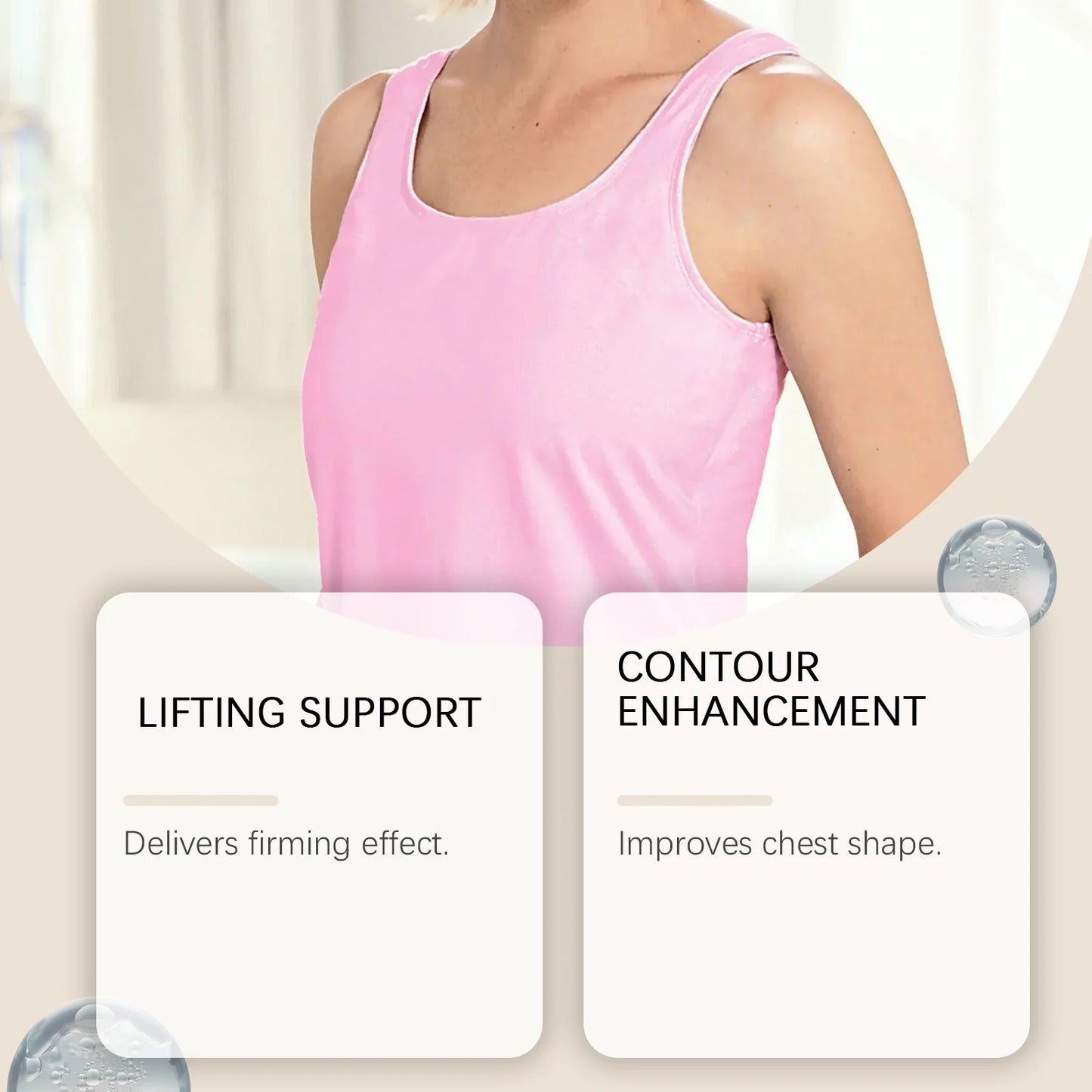 10 Pcs Breast Lifting Patch Firming & Shaping Skin Care Hydrolyzed Collagen Infused Invisible & Comfortable Wear for Women