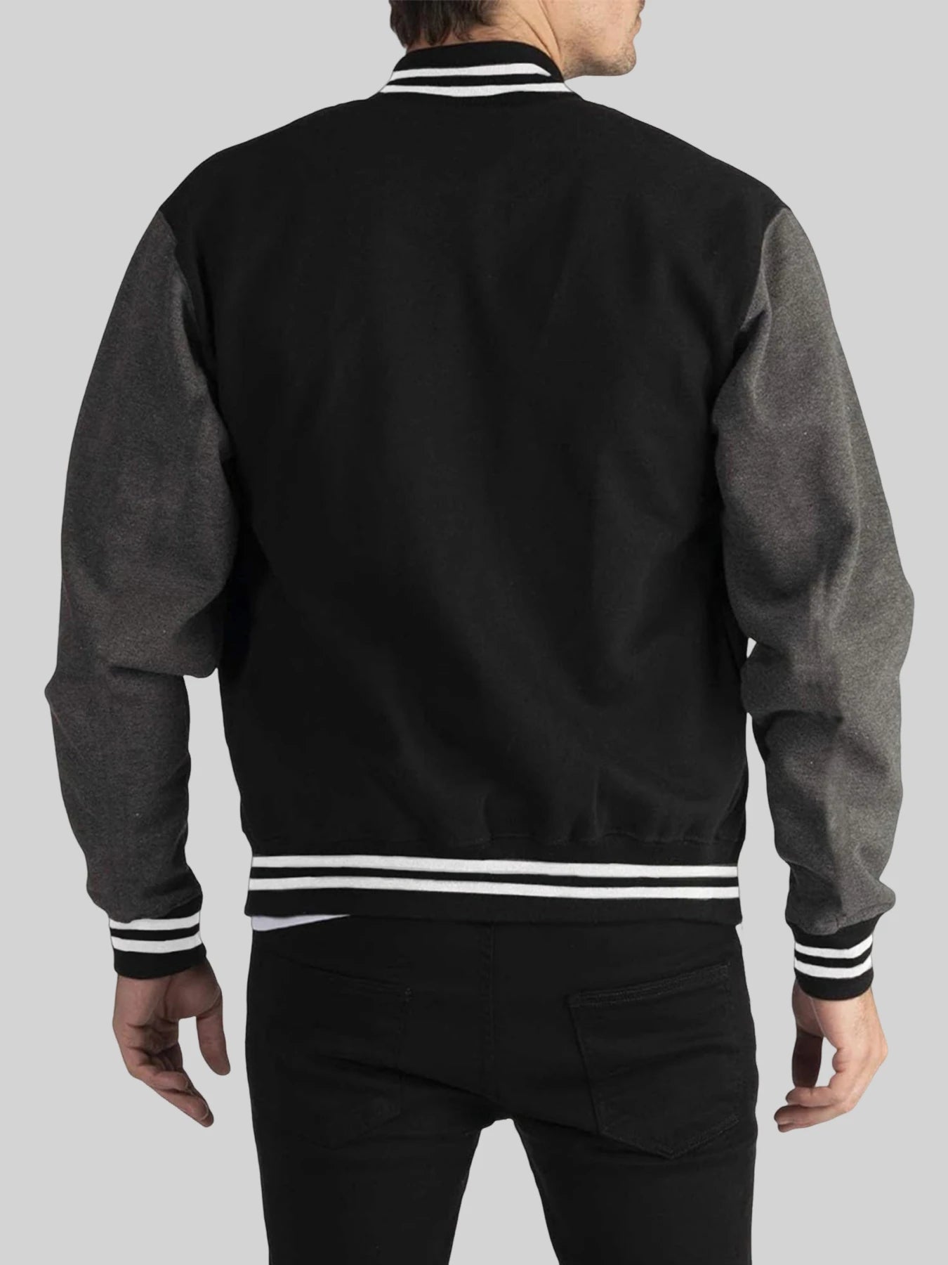 New York City Art Letter Prints Men Pocket Tracksuit Autumn Winter Jackets Fashion Soft Baseball Jersey Loose Sports Clothes