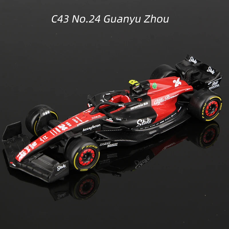 Bburago 1:43 2023 F1 Modell Regelmäßige Version Alfa Romeo C43 Auto Dekoration Valtteri Bottas Legierung Formel Racing Druckguss Spielzeug