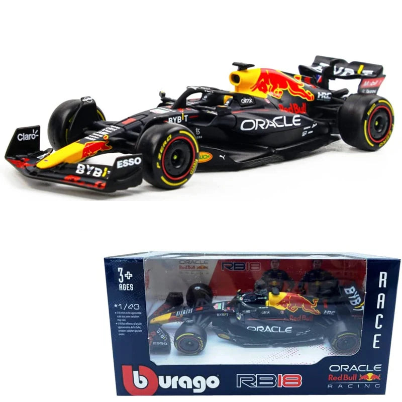 Bburago 1/43 F1 Red Bull Racing Miami GP RB19 /Team Champion Vestappan 1 Perez 11 / RB19 Las Vegas Cars Model Formula 1 Toy