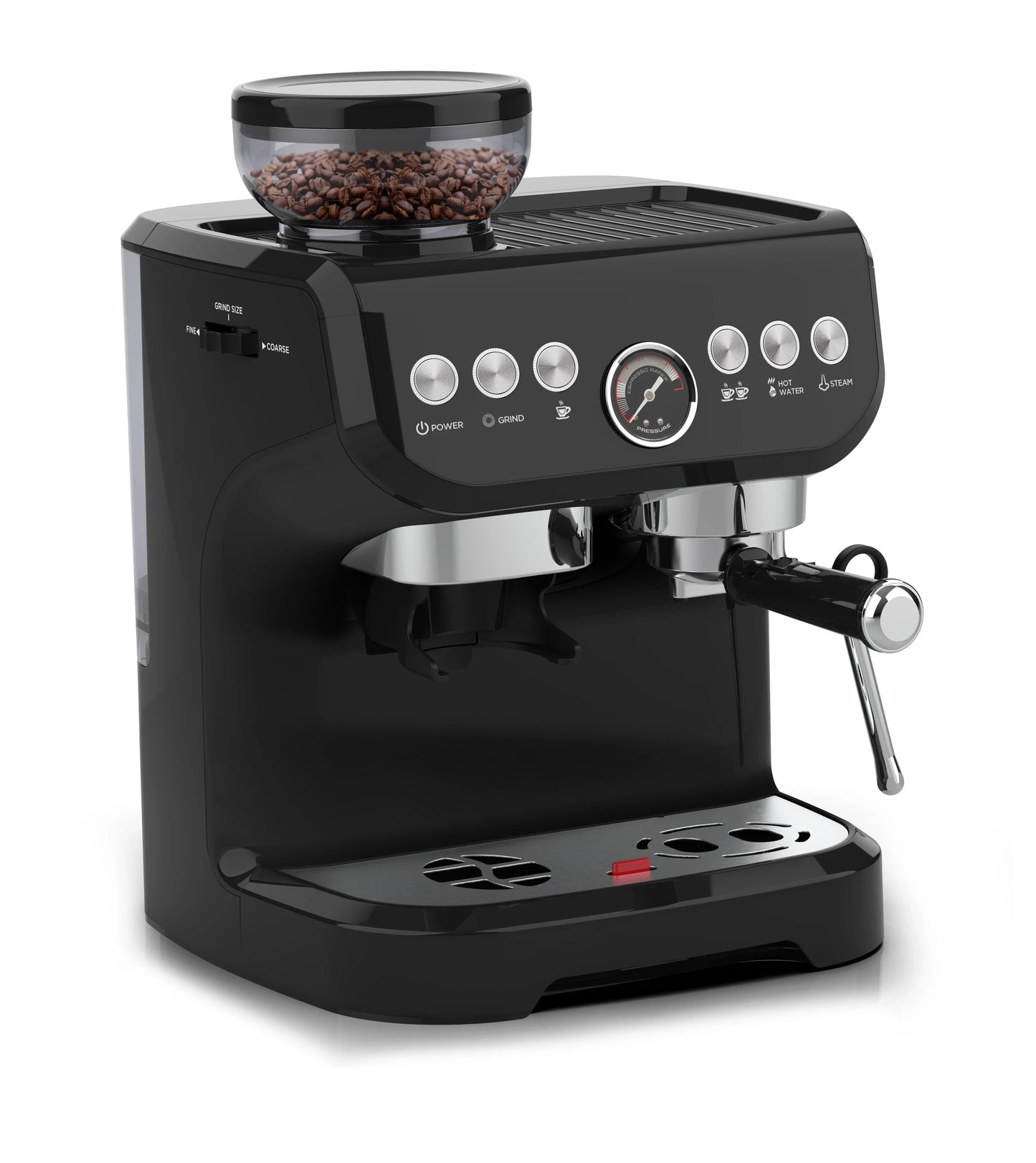 Factory Price Wholesale Semi Auto Cappuccino and Espresso Coffee Machines Makers with Grinder Accessories