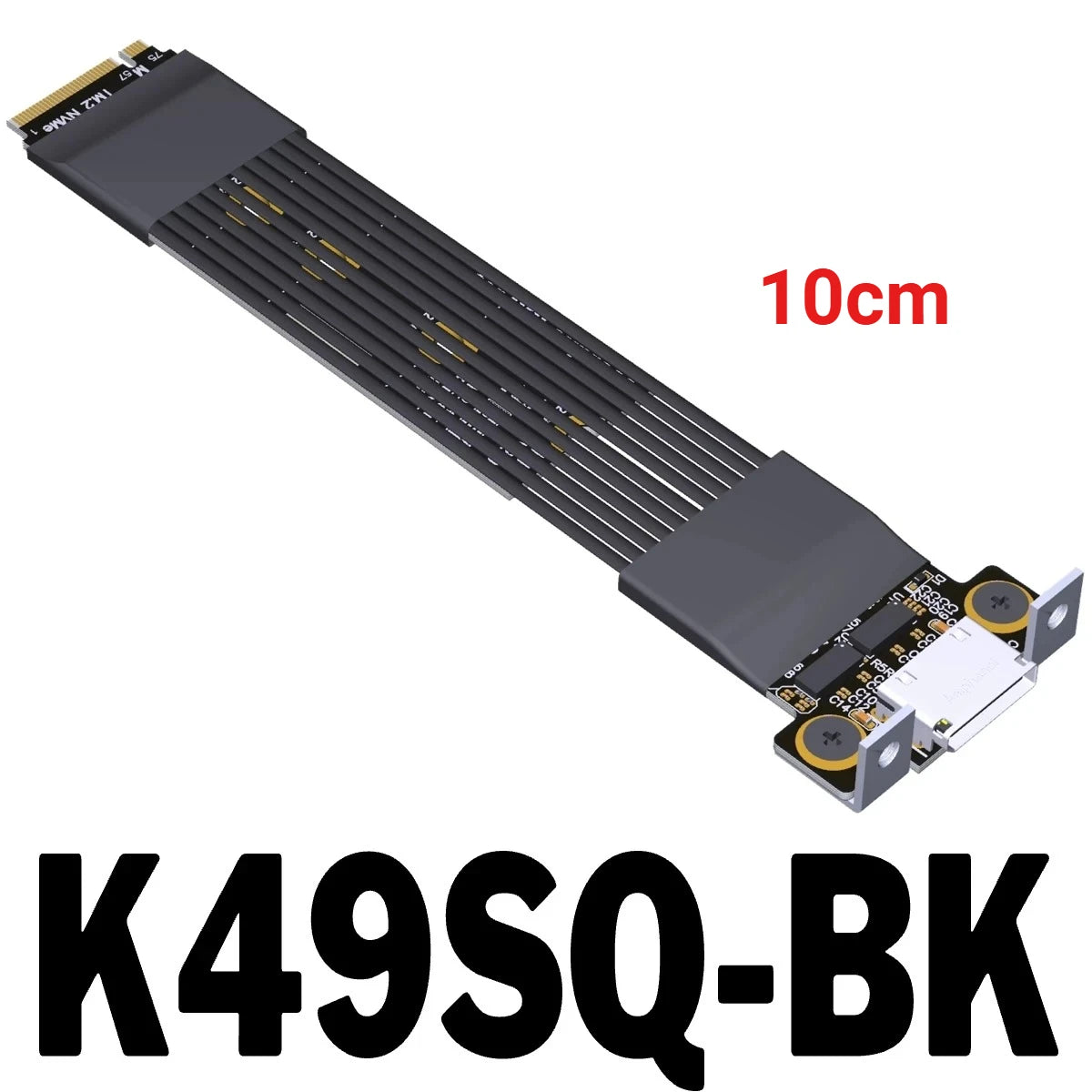 ADT New K9G OCuLink to PCI Express X16 Graphics Card GPU Dock PCIe 5.0 X4 128Gbps EGPU ATX Power Bracket M.2 SFF-8612 & SFF-8611