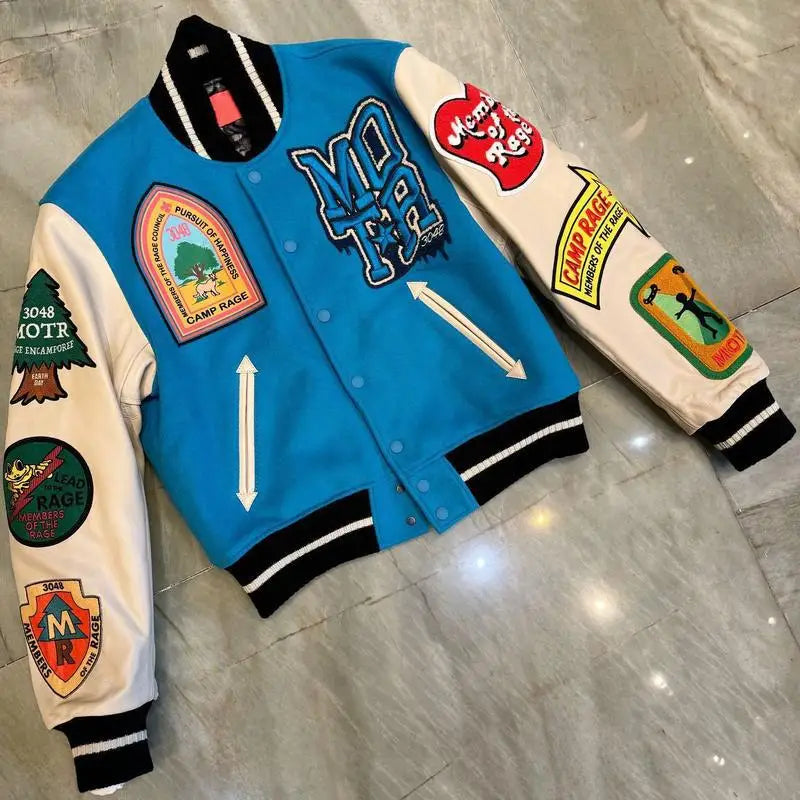 2026 Temu Men's Clothing Daily Work Sport Animal Pattern Slim Fit Double Button Velvet Rabbit Fur Lined Coat for All Seasons