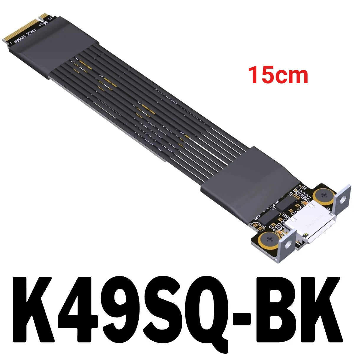 ADT New K9G OCuLink to PCI Express X16 Graphics Card GPU Dock PCIe 5.0 X4 128Gbps EGPU ATX Power Bracket M.2 SFF-8612 & SFF-8611