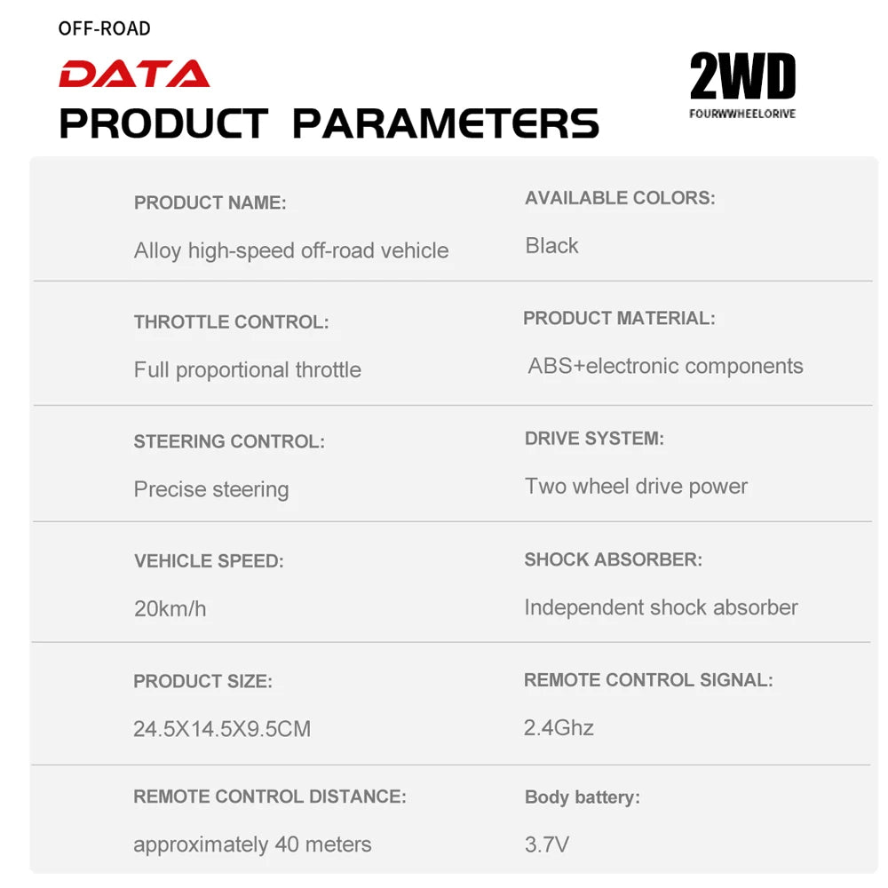 سيارة تحكم عن بعد جديدة بمقياس 1:16، دفع ثنائي، مزودة بإضاءة LED، تعمل بتردد 2.4 جيجاهرتز، سرعة عالية تصل إلى 20 كم/ساعة، مناسبة للطرق الوعرة والتسلق، هدية مثالية للأولاد والبنات والأطفال.