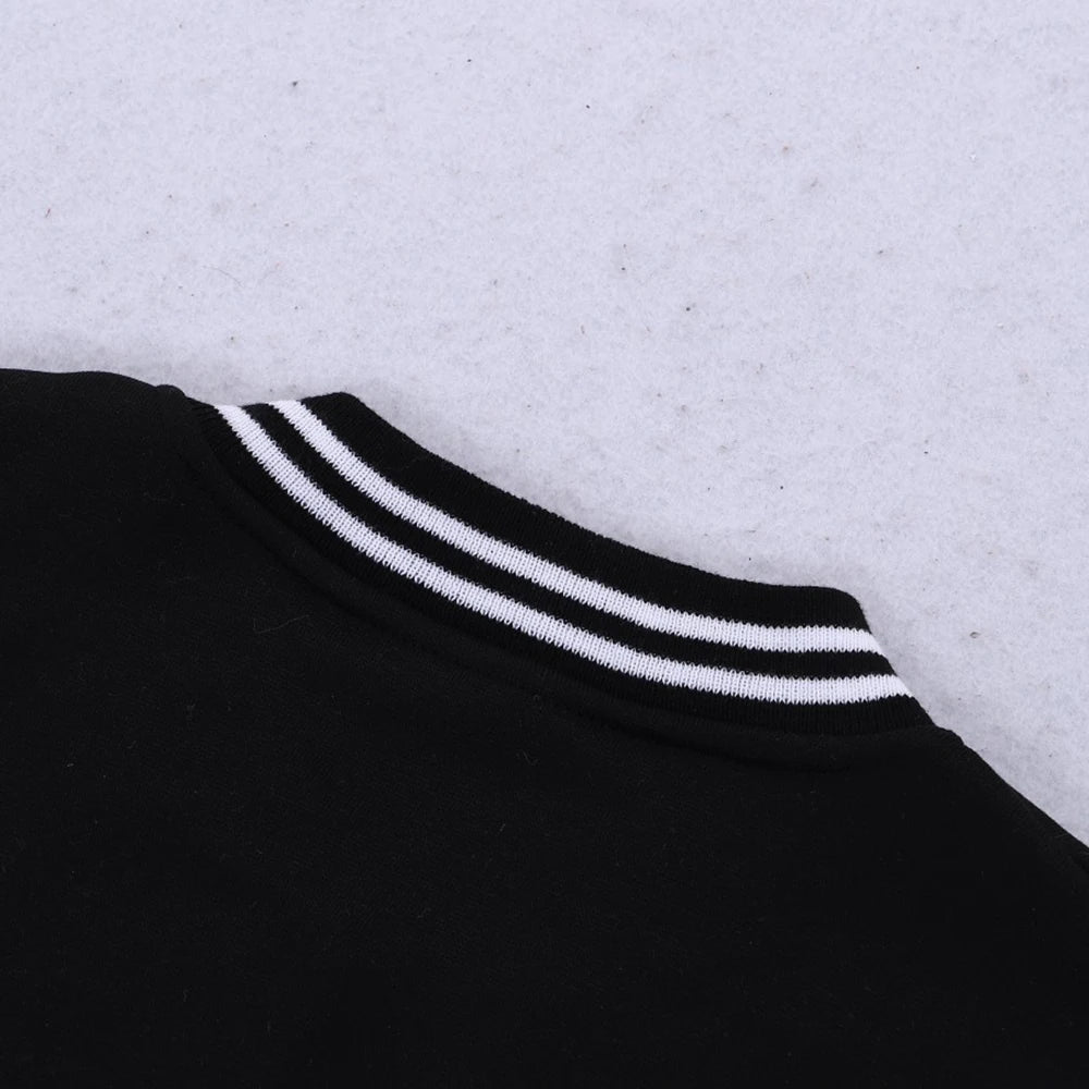 New York City Art Letter Prints Men Pocket Tracksuit Autumn Winter Jackets Fashion Soft Baseball Jersey Loose Sports Clothes