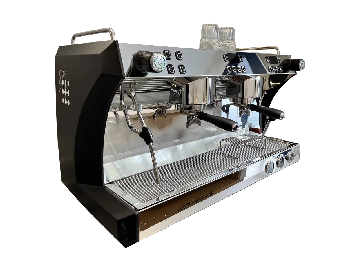ST High Quality Profesional Italian Kaffeemaschine Semi Two Group Automatic Coffee Maker Espresso Machines