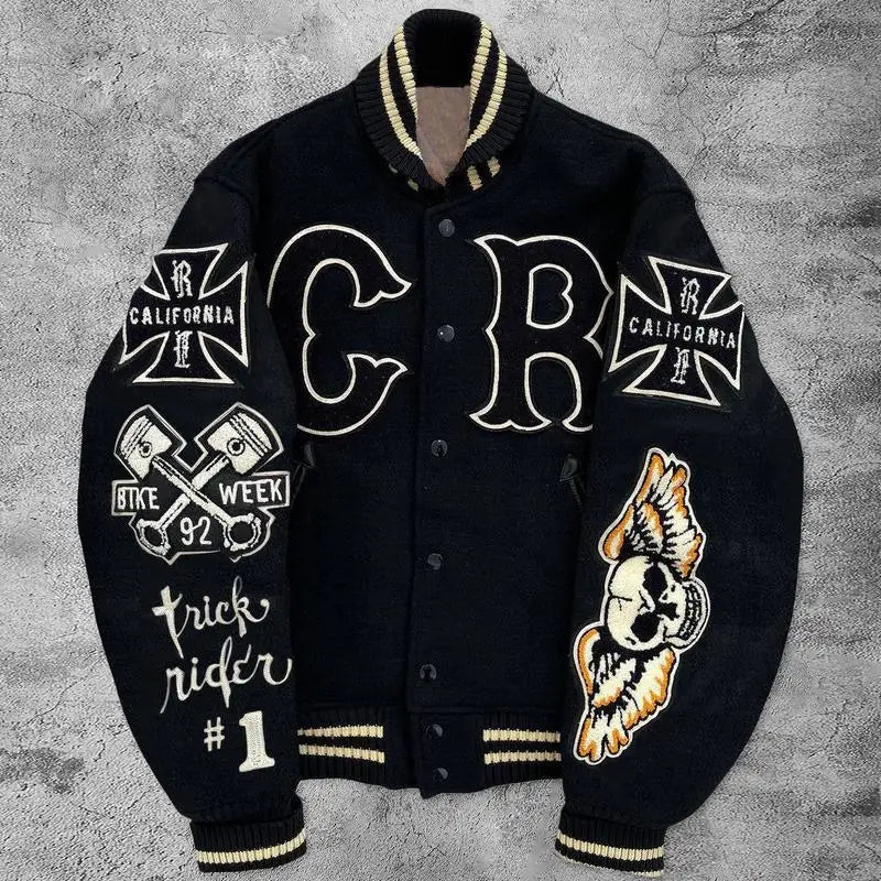 2026 Temu Men's Clothing Daily Work Sport Animal Pattern Slim Fit Double Button Velvet Rabbit Fur Lined Coat for All Seasons