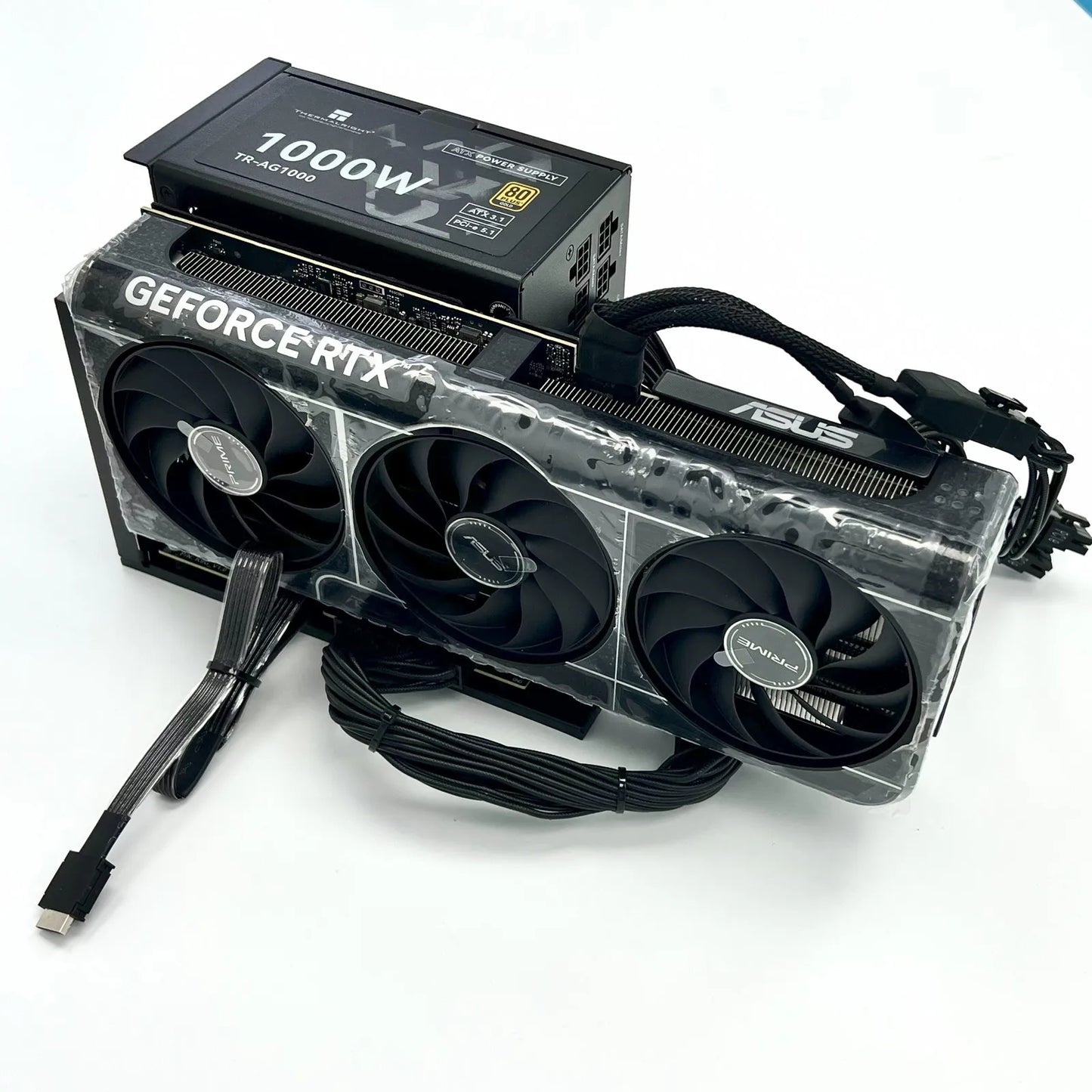 ADT New K9G OCuLink to PCI Express X16 Graphics Card GPU Dock PCIe 5.0 X4 128Gbps EGPU ATX Power Bracket M.2 SFF-8612 & SFF-8611