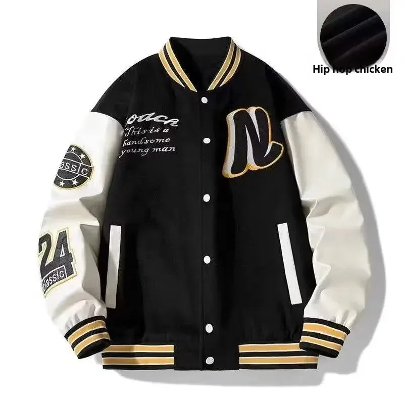 Couples Baseball Jacket Outerwear Men's Casual Style Spring Autumn Winter New Trendy Loose Fit Chinese Brand Male Topwear