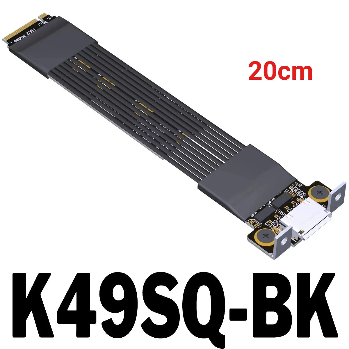 ADT New K9G OCuLink to PCI Express X16 Graphics Card GPU Dock PCIe 5.0 X4 128Gbps EGPU ATX Power Bracket M.2 SFF-8612 & SFF-8611