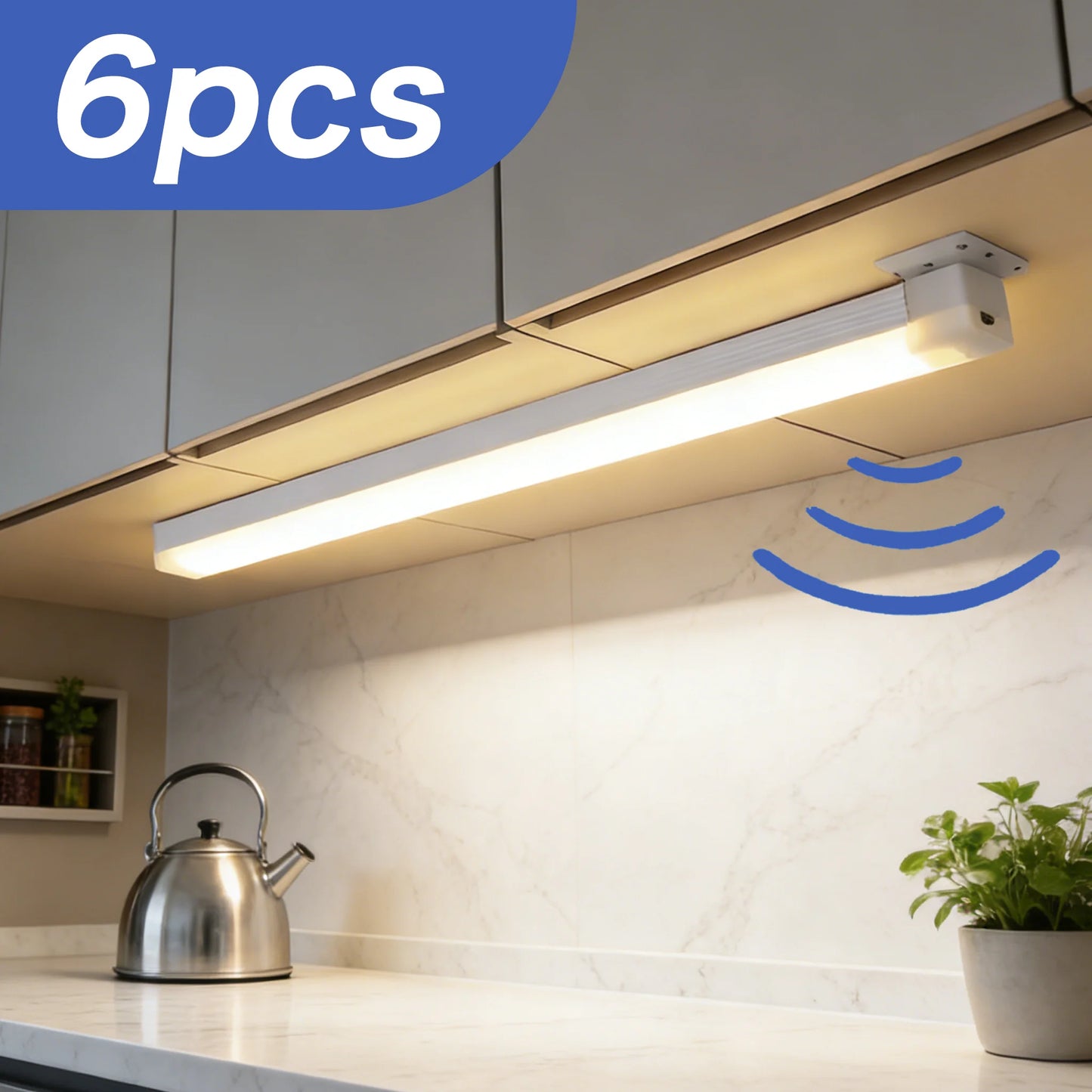 Motion Sensor Light Night LED Lamp USB Battery Wall For Home House Room Bedroom Kitchen Wireless Decor Indoor Bathroom