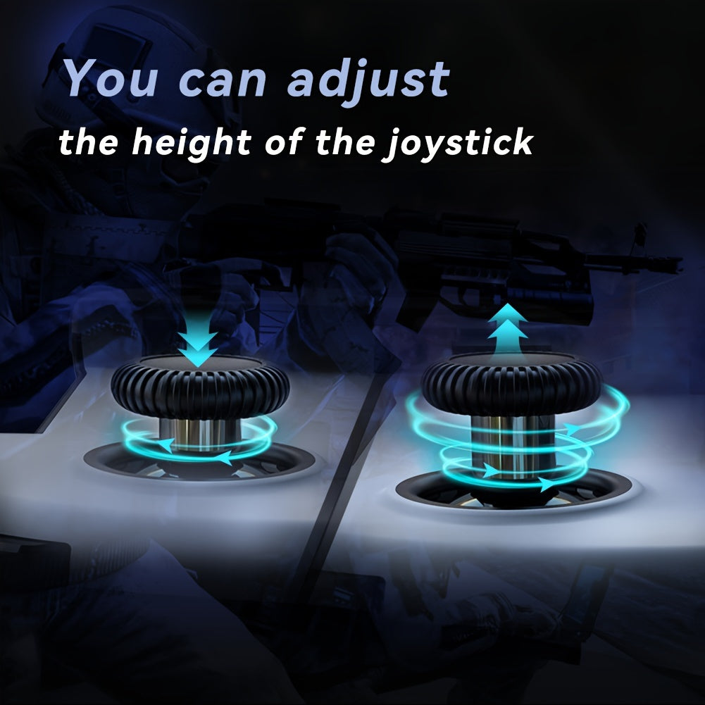 Rechargeable Lithium-Polymer Wireless Gamepad Controller - 36V Telescopic Joystick for iPhone, Android, Steam Mobile Phones and PC - Wireless Charging, Long-Lasting Battery Life